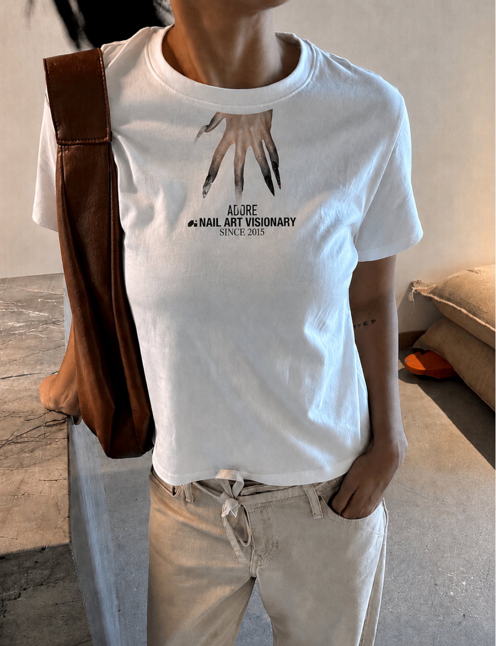 ADORE Signature White T-shirt