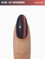 гель-лак 1st November Cat’s Eye