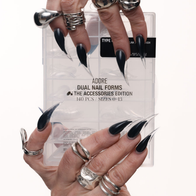 верхні форми для нарощування коротких кігтів Dual Nail Forms