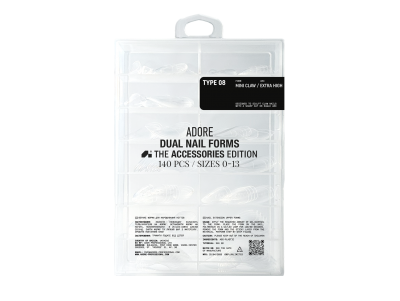 верхні форми для нарощування коротких кігтів Dual Nail Forms