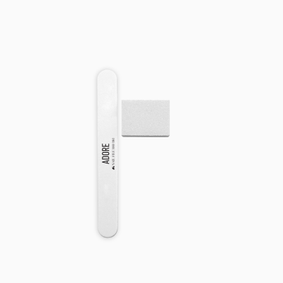 Одноразовий набір ADORE professional для манікюра №1: пилка + міні-баф 