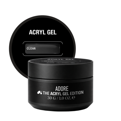 акрил-гель для нарощування нігтів ADORE PROFESSIONAL Acryl Gel 30ml - clear