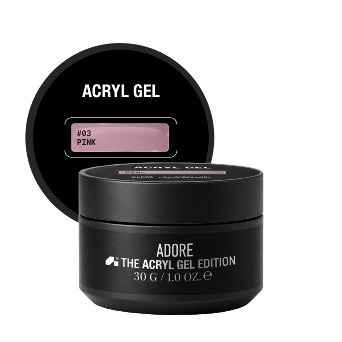 камуфлюючий акрил-гель для нарощування нігтів Acryl Gel