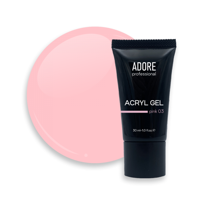 камуфлюючий акрил-гель для нарощування нігтів Acryl Gel