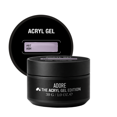 камуфлюючий акрил-гель для нарощування нігтів ADORE PROFESSIONAL Acryl Gel 30ml №07 - ash