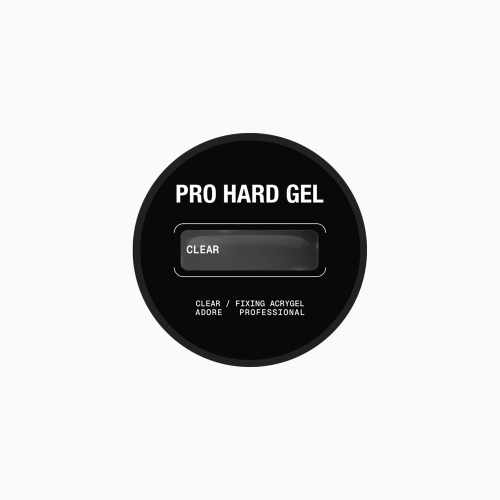 акригель для ремонту нігтів PRO Hard Gel - прозорий