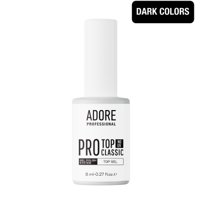 топ для темних відтінків PRO Сlassic Top|no UV 8ml топ для темних відтінків PRO Сlassic Top|no UV 8ml