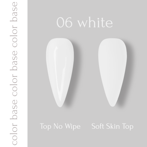 кольорова база для нігтів ADORE professional 7,5ml №06 - white