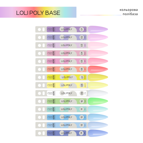 кольорова полібаза Loli Poly Base