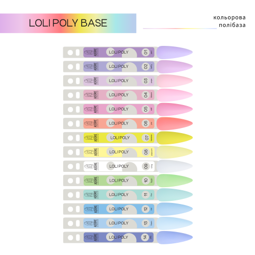 кольорова полібаза Loli Poly Base