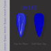 неонова база для нігтів ADORE professional 7,5ml №08 - LED