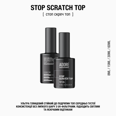 ультраглянцевий топ Stop Scratch Top 