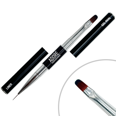 Пензель двосторонній для гелю