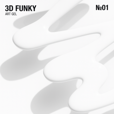 гель для об'ємних дизайнів 3D Funky 