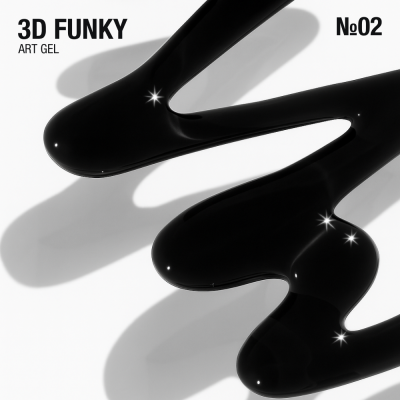 гель для об'ємних дизайнів 3D Funky 