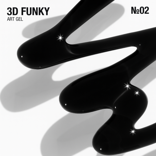 гель для об'ємних дизайнів 3D Funky 