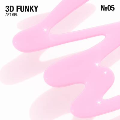 гель для об'ємних дизайнів 3D Funky