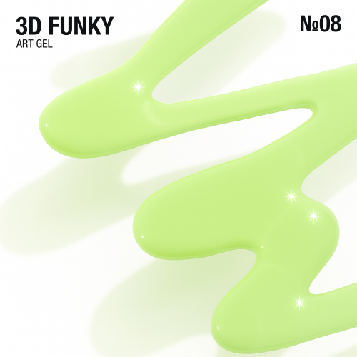 гель для об'ємних дизайнів 3D Funky 
