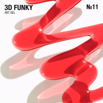 гель для об'ємних дизайнів 3D Funky 