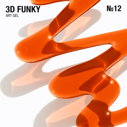 гель для об'ємних дизайнів 3D Funky 