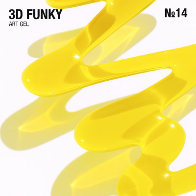 гель для об'ємних дизайнів 3D Funky 