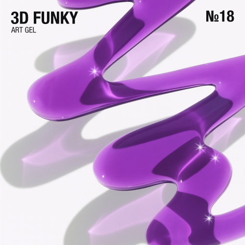 гель для об'ємних дизайнів 3D Funky 