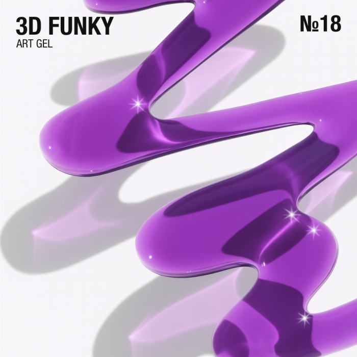 гель для об'ємних дизайнів 3D Funky 