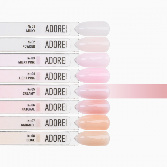 середньо густий гель для зміцнення нігтів Bottle Gel 