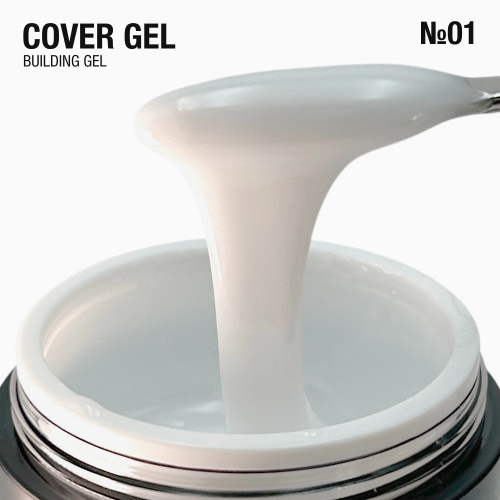 рідкий гель для нарощування і зміцнення нігтів Cover Gel 