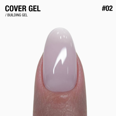 середньо густий гель для нарощування і зміцнення нігтів Cover Gel 