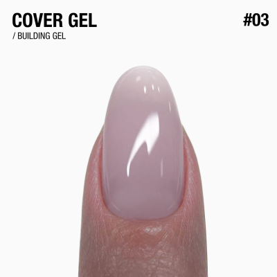середньо густий гель для нарощування і зміцнення нігтів Cover Gel 