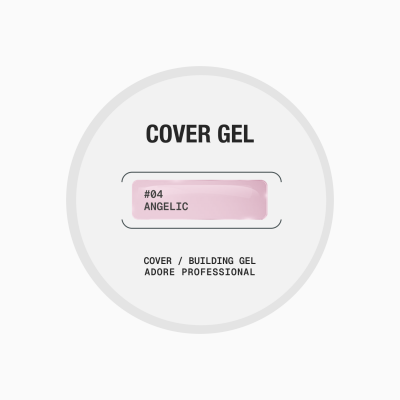 середньо густий гель для нарощування і зміцнення нігтів Cover Gel 