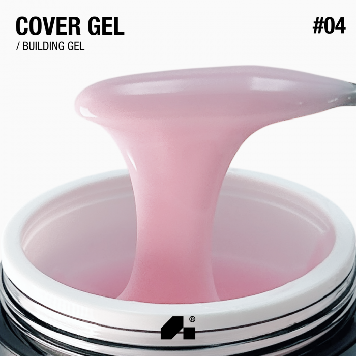 середньо густий гель для нарощування і зміцнення нігтів Cover Gel 