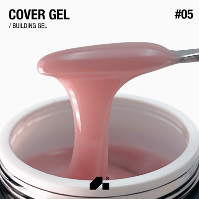 середньо густий гель для нарощування і зміцнення нігтів Cover Gel 