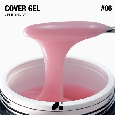 середньо густий гель для нарощування і зміцнення нігтів Cover Gel 