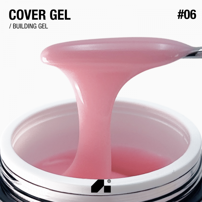 середньо густий гель для нарощування і зміцнення нігтів Cover Gel 
