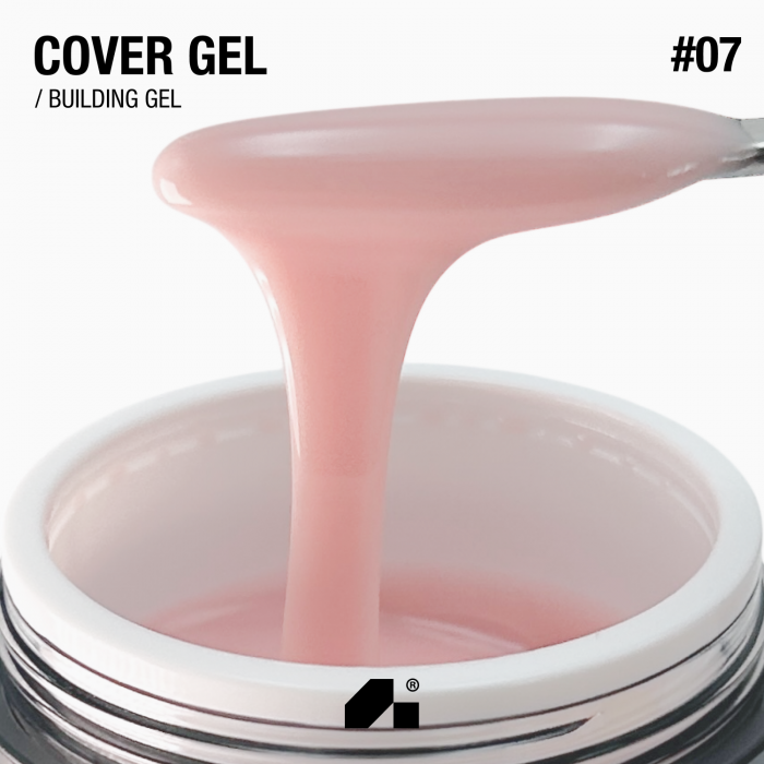 середньо густий гель для нарощування і зміцнення нігтів Cover Gel 