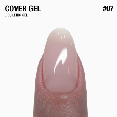 середньо густий гель для нарощування і зміцнення нігтів Cover Gel 