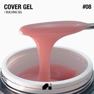 середньо густий гель для нарощування і зміцнення нігтів Cover Gel 