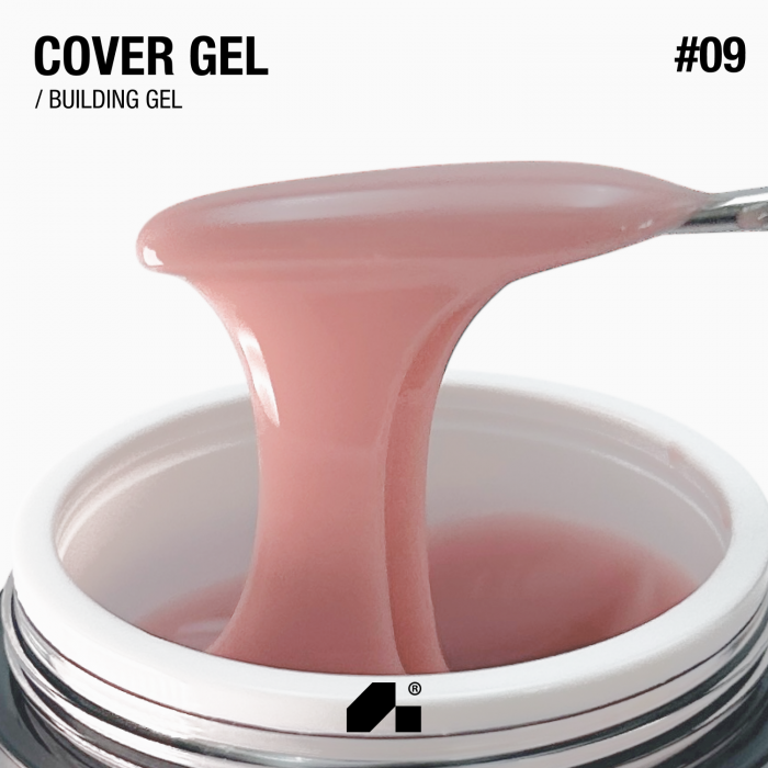 середньо густий гель для нарощування і зміцнення нігтів Cover Gel 