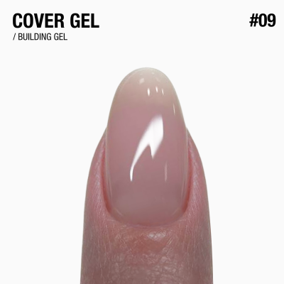 середньо густий гель для нарощування і зміцнення нігтів Cover Gel 