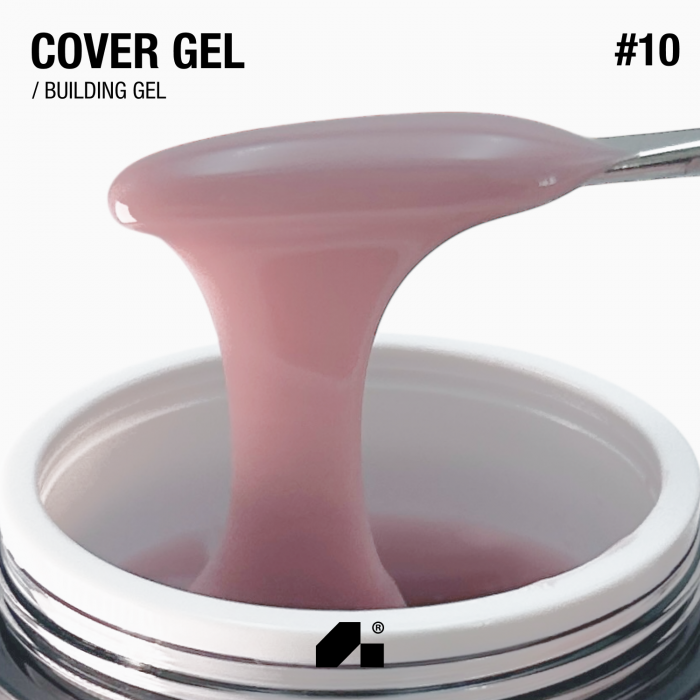 середньо густий гель для нарощування і зміцнення нігтів Cover Gel 