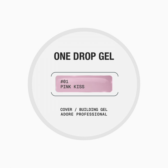 густий гель для нарощування нігтів one Drop Gel 