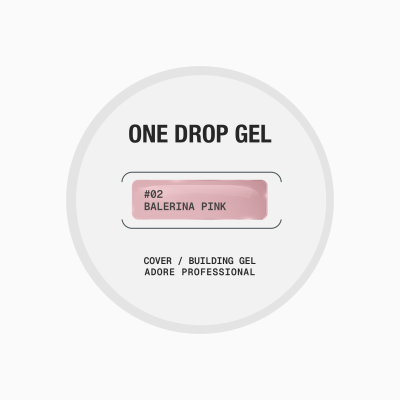 густий гель для нарощування нігтів one Drop Gel 