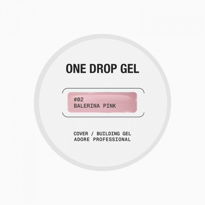 густий гель для нарощування нігтів one Drop Gel 