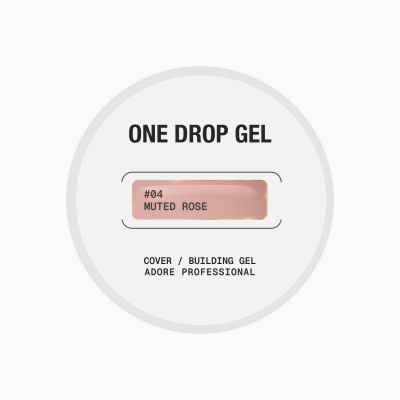 густий гель для нарощування нігтів one Drop Gel