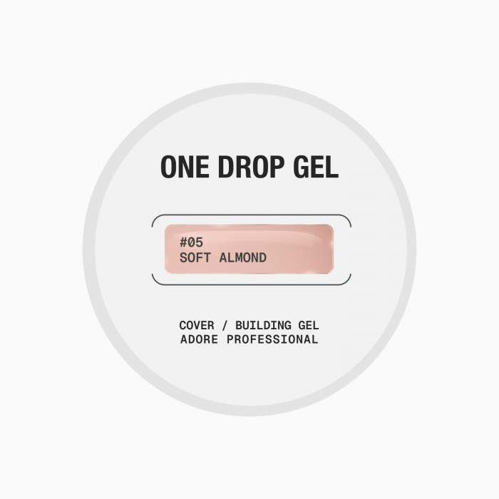 густий гель для нарощування нігтів one Drop Gel 