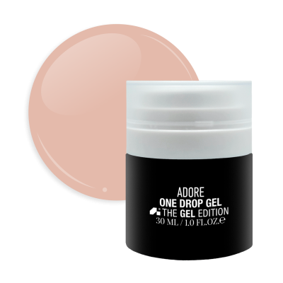 густий гель для нарощування нігтів ADORE PROFESSIONAL one Drop Gel 30г №05 - soft almond