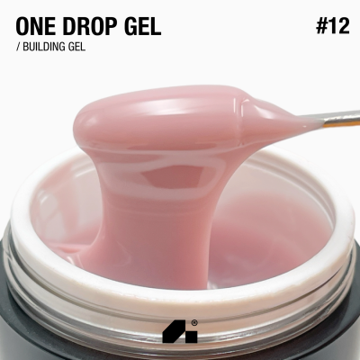 густий  гель для нарощування нігтів one Drop Gel 