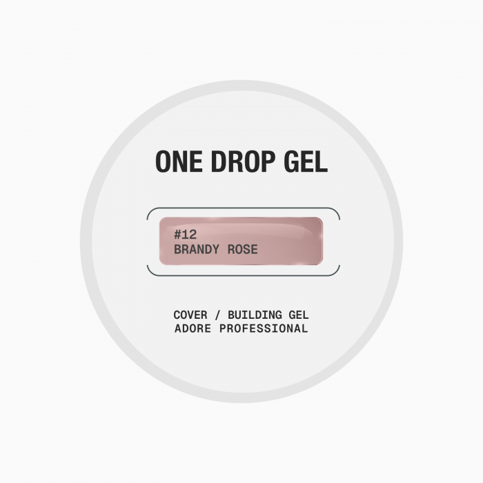 густий  гель для нарощування нігтів one Drop Gel 